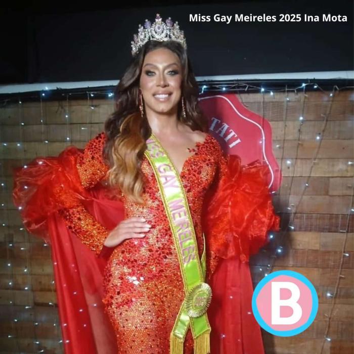 Miss Meireles Ina Mota é eleita e garante vaga no Top Gay Ceará